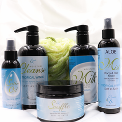 Tropical Winds Collection Set (Body & Hair) Aroma: sultry, smooth, fruity