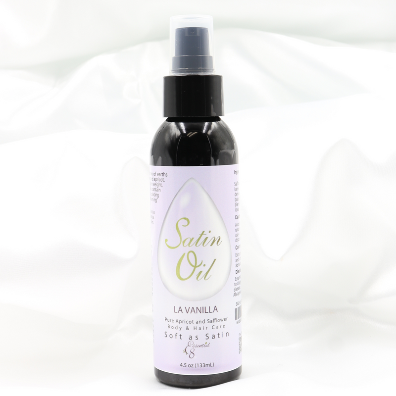 Satin Oil LaVanilla (Body & Hair Care) Aroma: light, powdery, floral