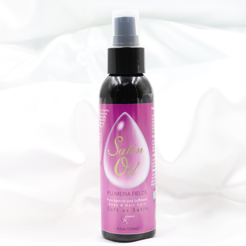 Satin Oil Plumeria Fields (Body & Hair Care) Aroma: pleasant, sweet, floral