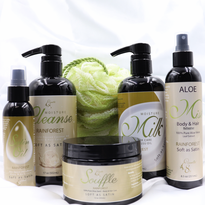 Rainforest Collection Set (Body & Hair) Aroma: fresh, clean, earthy